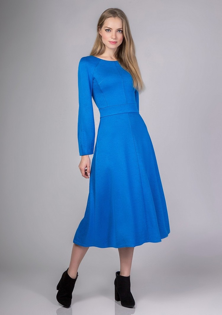 Платье SQ 1070 голубое
