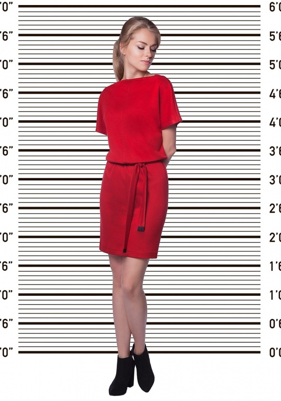 Платье SQ 1028 красное - Платье SQ 1028 красное