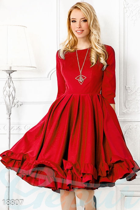 Элегантное пышное платье 18807 - Элегантное пышное платье 18807