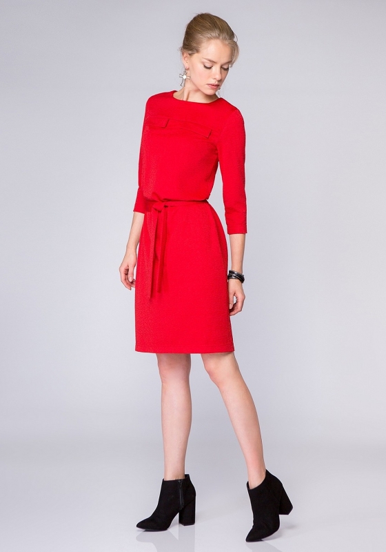 Платье SQ 1040 красное - Платье SQ 1040 красное