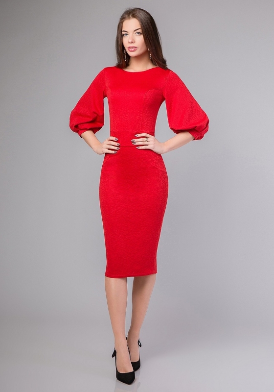 Платье SQ 1060 красное - Платье SQ 1060 красное