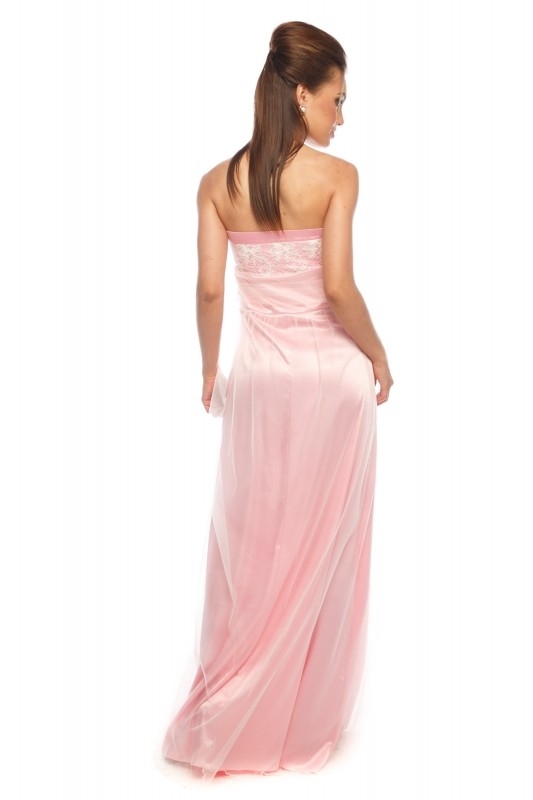 Платье с открытой спиной   Leleya Джулиан розовое - Платье с открытой спиной   Leleya Джулиан розовое